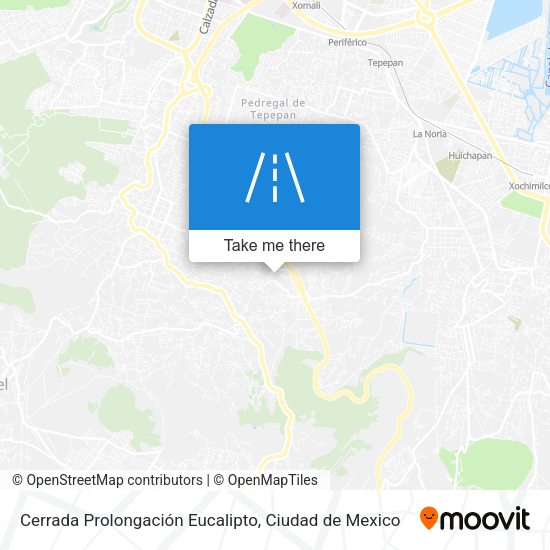Mapa de Cerrada Prolongación Eucalipto
