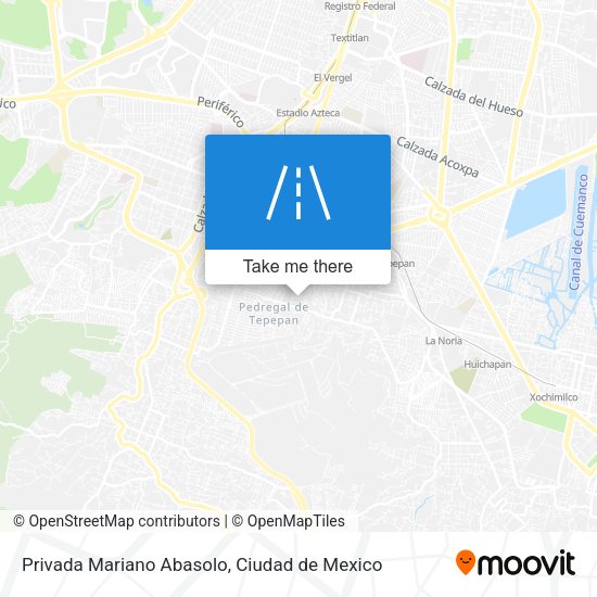Privada Mariano Abasolo map