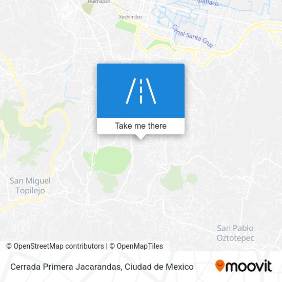 Mapa de Cerrada Primera Jacarandas
