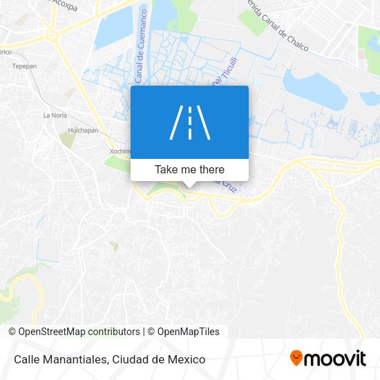 Calle Manantiales map