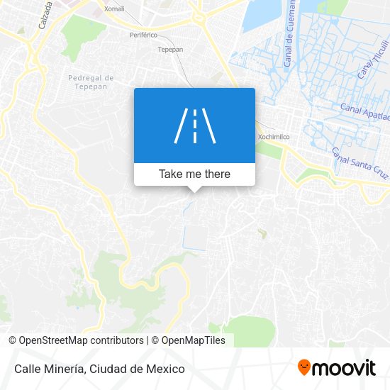 Calle Minería map
