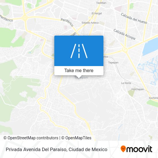 Mapa de Privada Avenida Del Paraíso