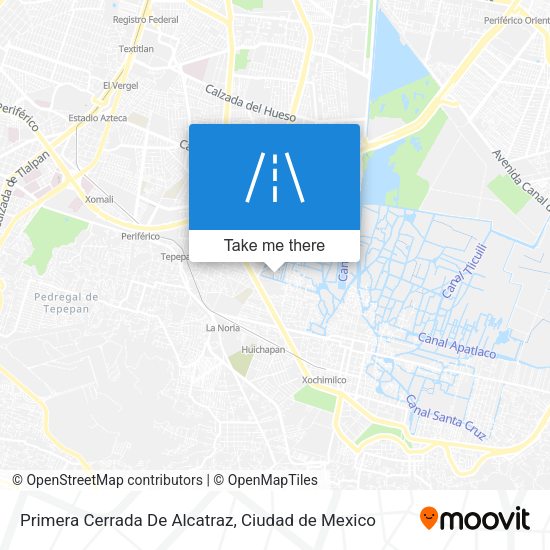 Primera Cerrada De Alcatraz map