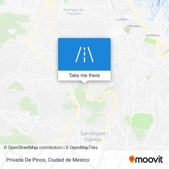 Mapa de Privada De Pinos
