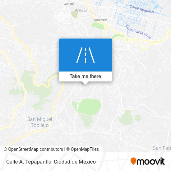 Calle A. Tepapantla map