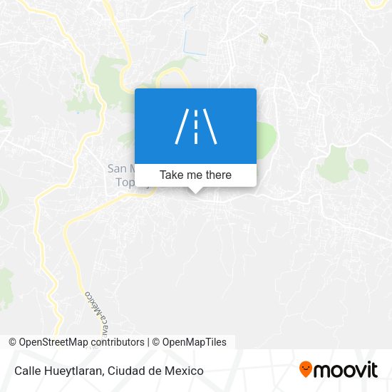 Calle Hueytlaran map
