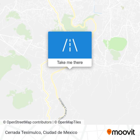Mapa de Cerrada Teximulco