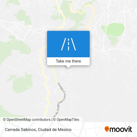 Mapa de Cerrada Sabinos