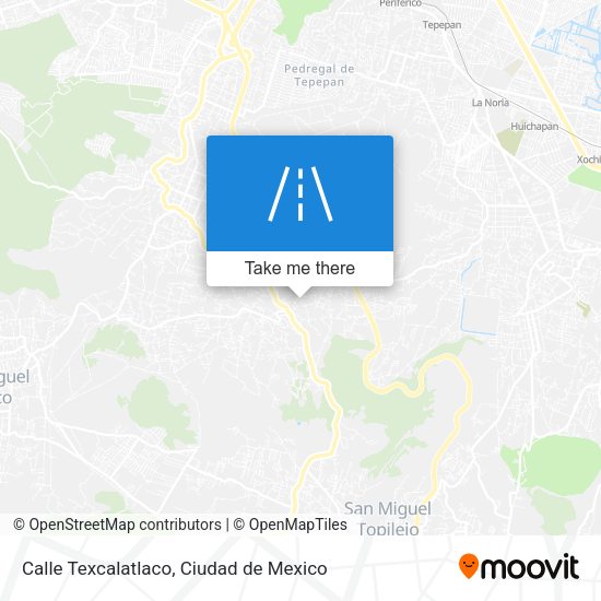 Mapa de Calle Texcalatlaco