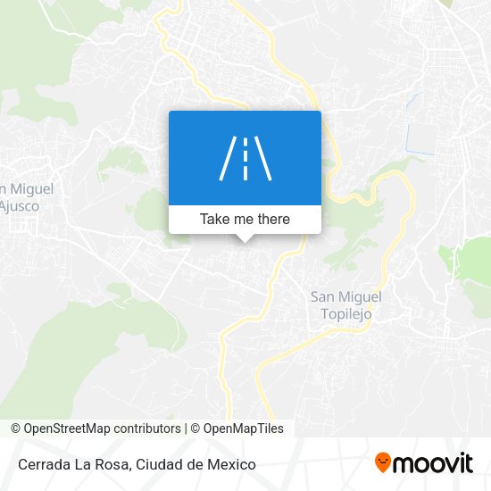 Mapa de Cerrada La Rosa