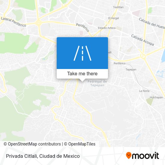 Mapa de Privada Citlali