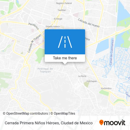Cerrada Primera Niños Héroes map