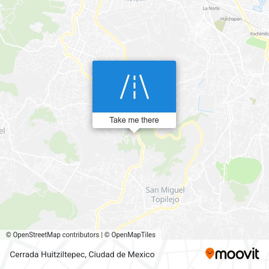 Mapa de Cerrada Huitziltepec