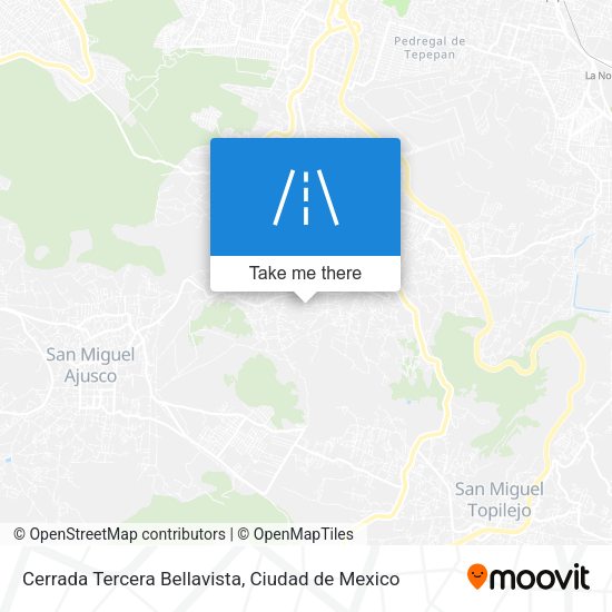 Cerrada Tercera Bellavista map