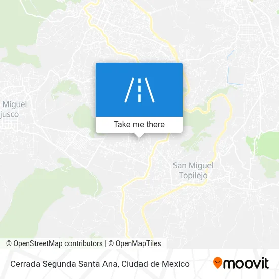 Cerrada Segunda Santa Ana map