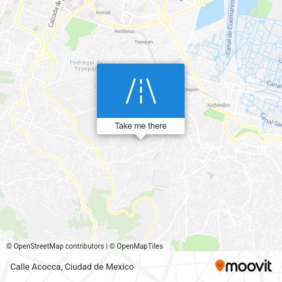 Mapa de Calle Acocca
