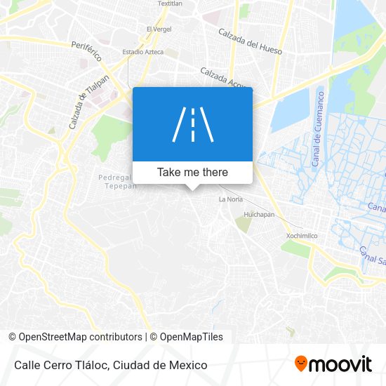 Mapa de Calle Cerro Tláloc