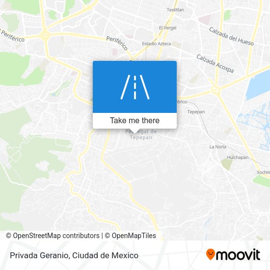 Mapa de Privada Geranio