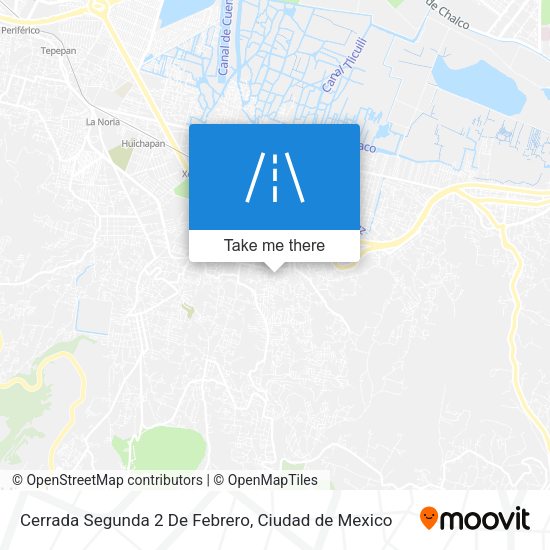 Cerrada Segunda 2 De Febrero map