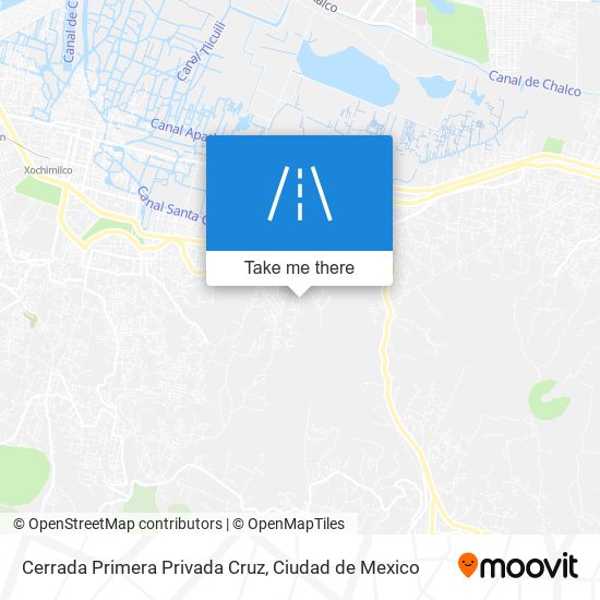 Mapa de Cerrada Primera Privada Cruz