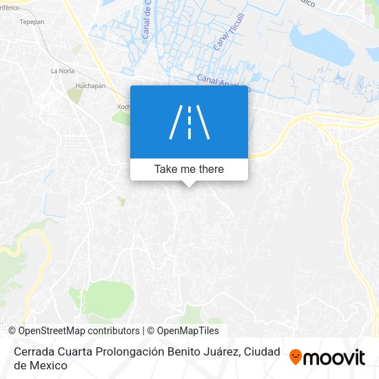 Cerrada Cuarta Prolongación Benito Juárez map
