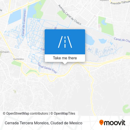 Cerrada Tercera Morelos map