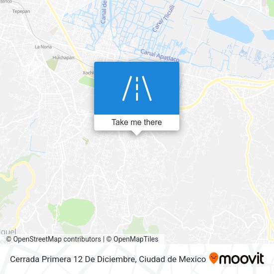 Cerrada Primera 12 De Diciembre map