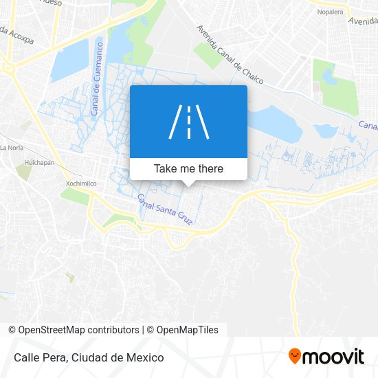 Mapa de Calle Pera
