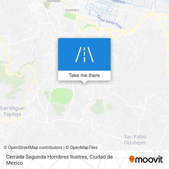 Cerrada Segunda Hombres Ilustres map