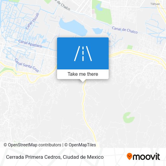 Mapa de Cerrada Primera Cedros