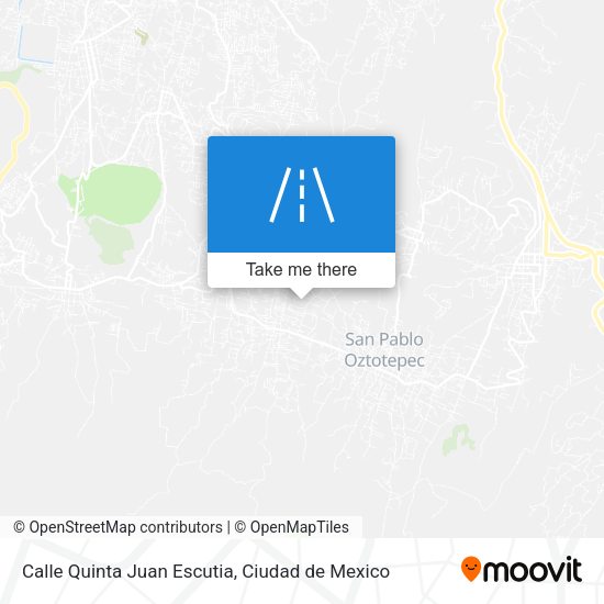 Calle Quinta Juan Escutia map