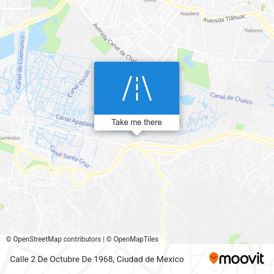Calle 2 De Octubre De 1968 map
