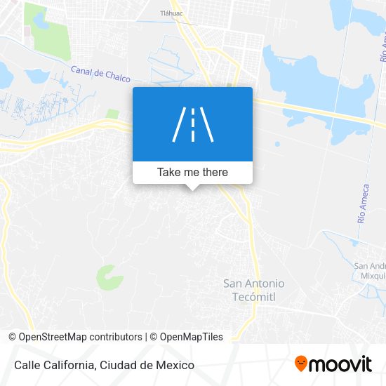 Calle California map
