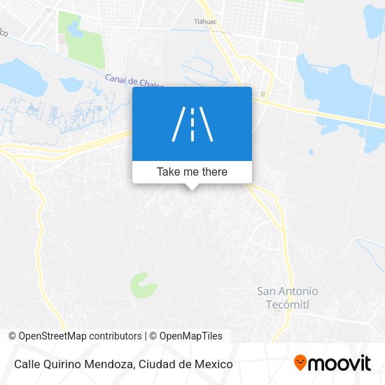 Mapa de Calle Quirino Mendoza