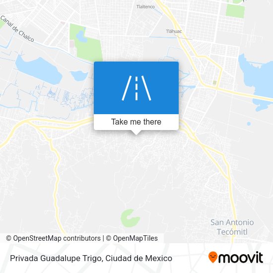 Privada Guadalupe Trigo map