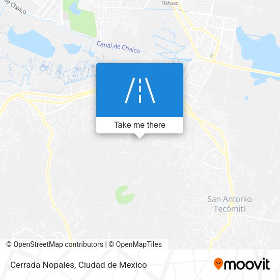 Mapa de Cerrada Nopales