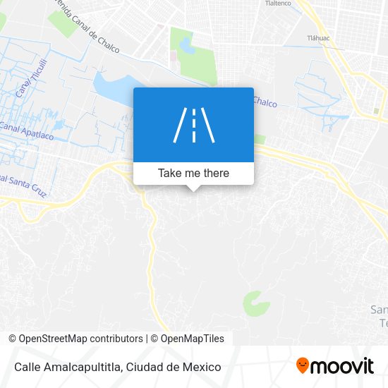 Calle Amalcapultitla map