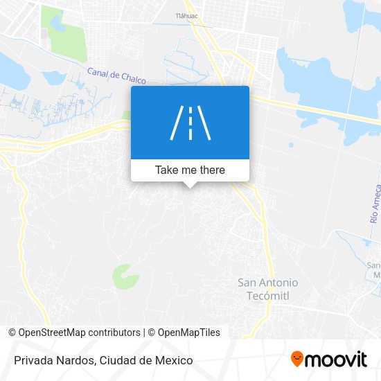 Mapa de Privada Nardos