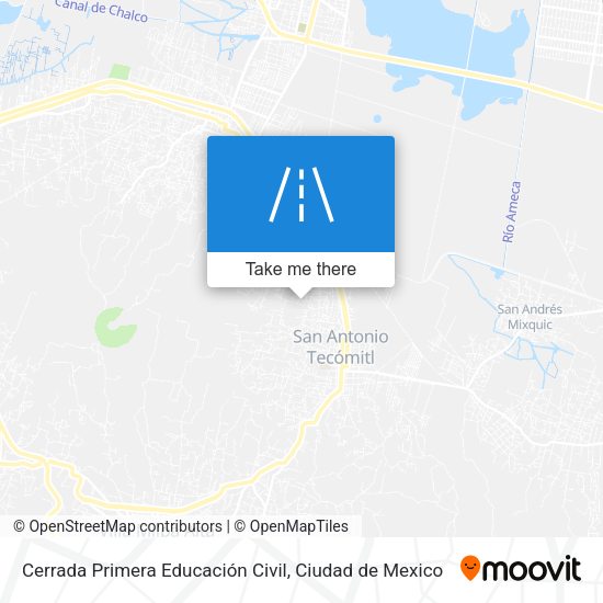 Mapa de Cerrada Primera Educación Civil