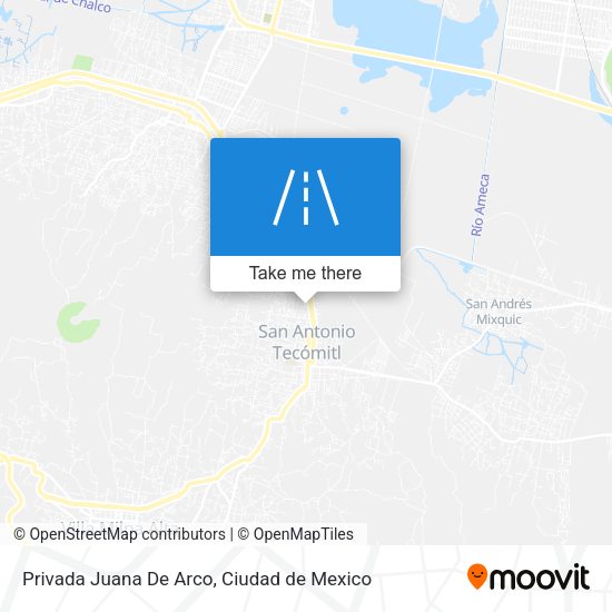 Mapa de Privada Juana De Arco