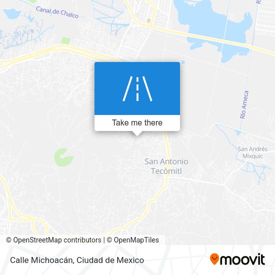 Calle Michoacán map