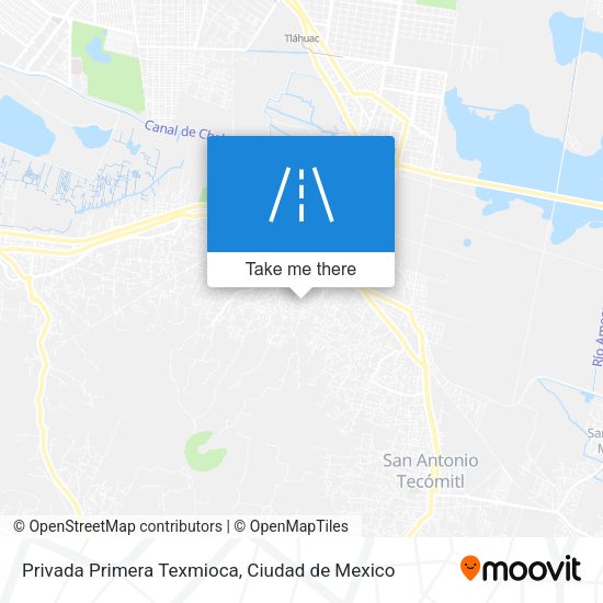 Mapa de Privada Primera Texmioca