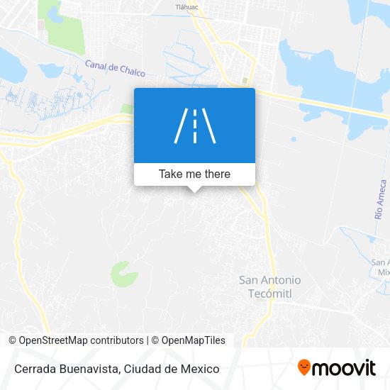 Cerrada Buenavista map