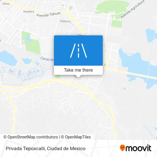 Privada Tepoxcalli map