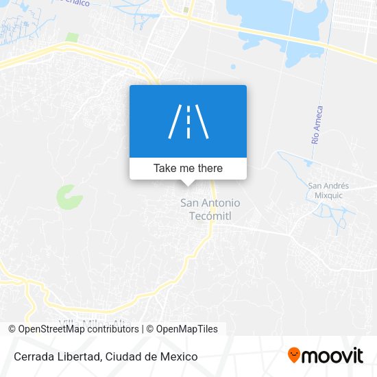 Cerrada Libertad map
