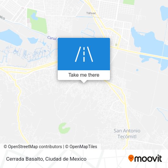 Mapa de Cerrada Basalto