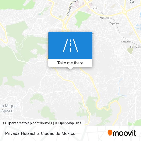 Mapa de Privada Huizache