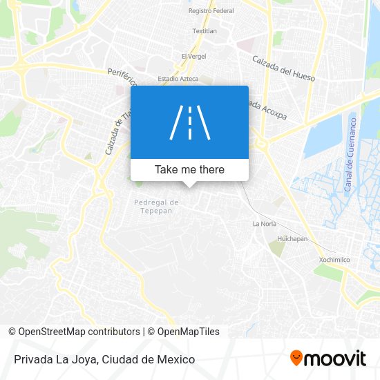 Mapa de Privada La Joya