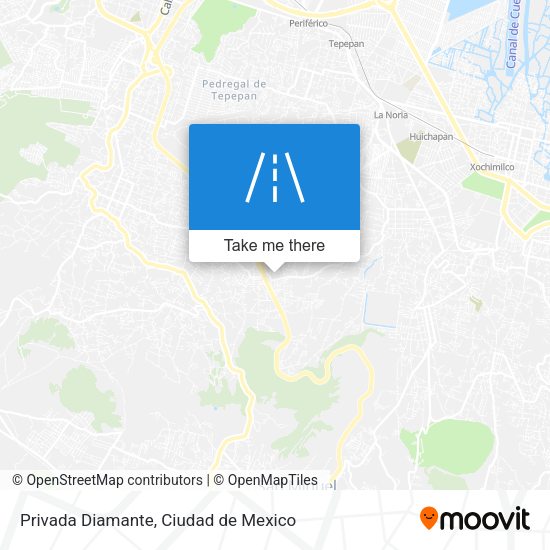 Privada Diamante map