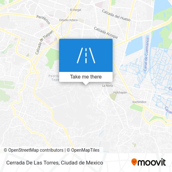 Cerrada De Las Torres map